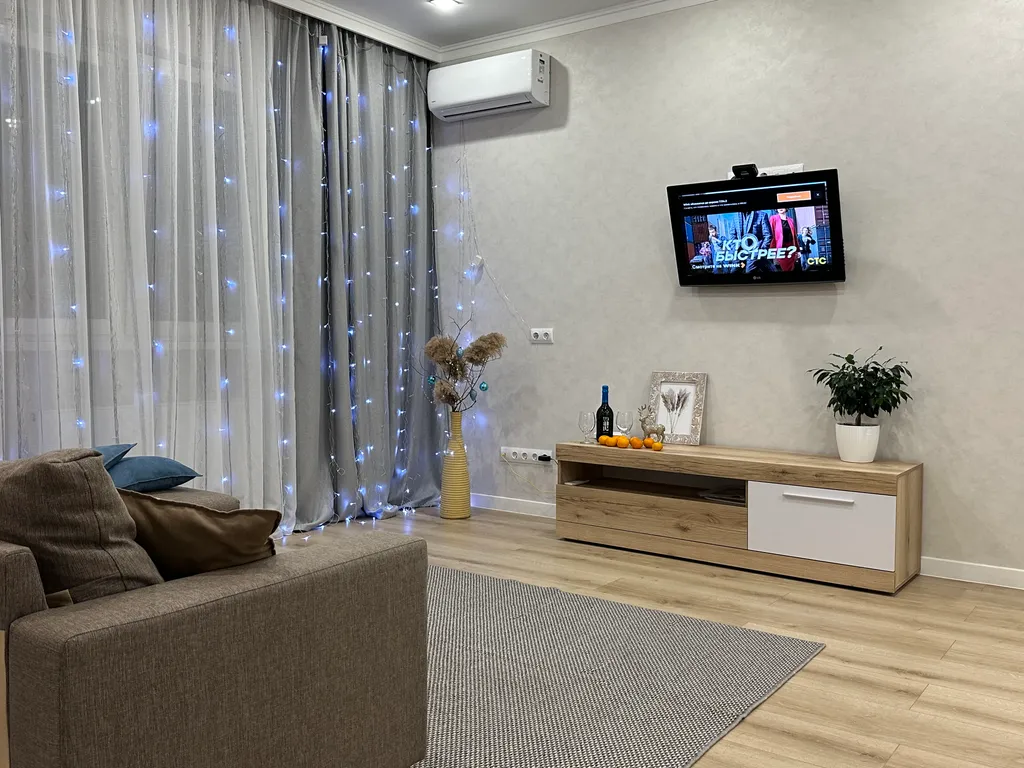 Квартира Стильные апартаменты с потрясающим видом на реку Кубань — Краснодар