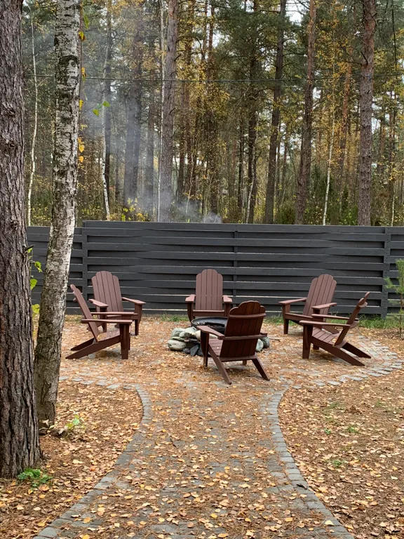 Дом в лесу с джакузи и баней