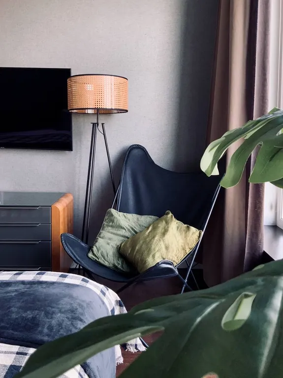 Квартира Атмосферная квартира с панорамным видом и 2-мя спальнями — Москва