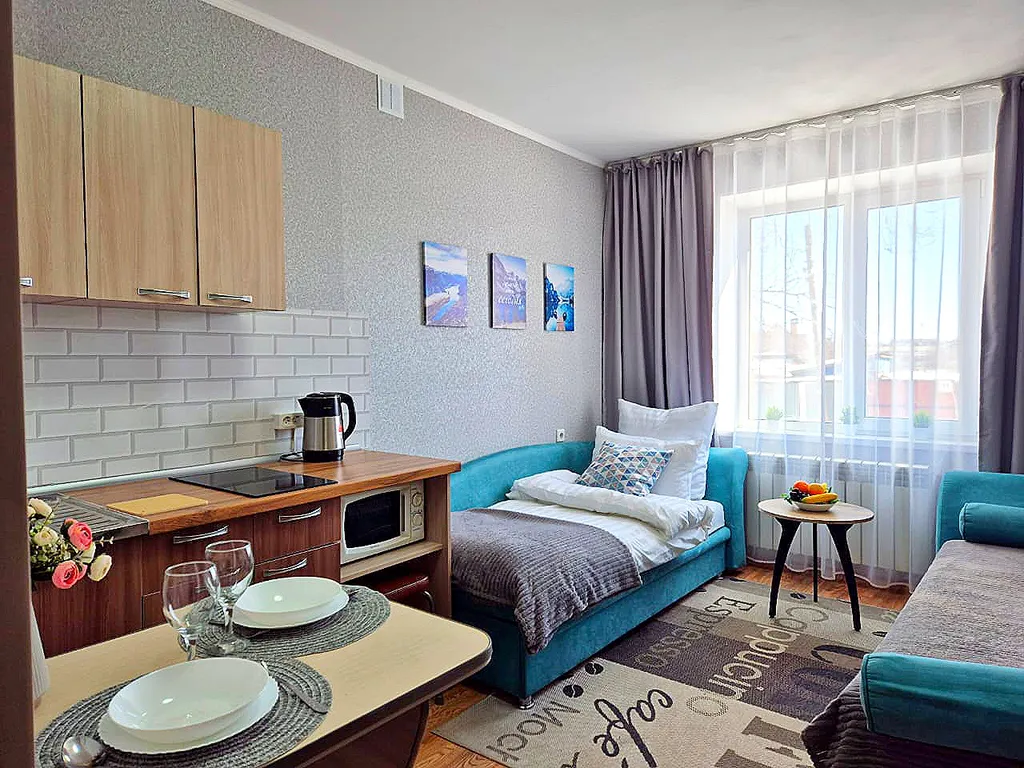 Квартира Небольшая студия-эконом — аренда посуточно в Чебаркуль