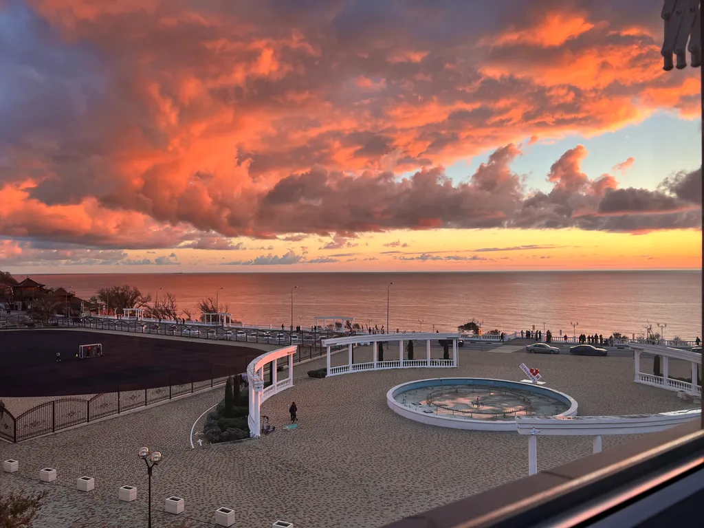 Квартира Квартира Уютная студия с потрясающим видом на море — Геленджик