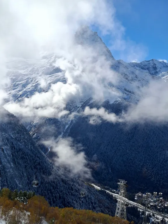 Квартира-студия с видом на горы