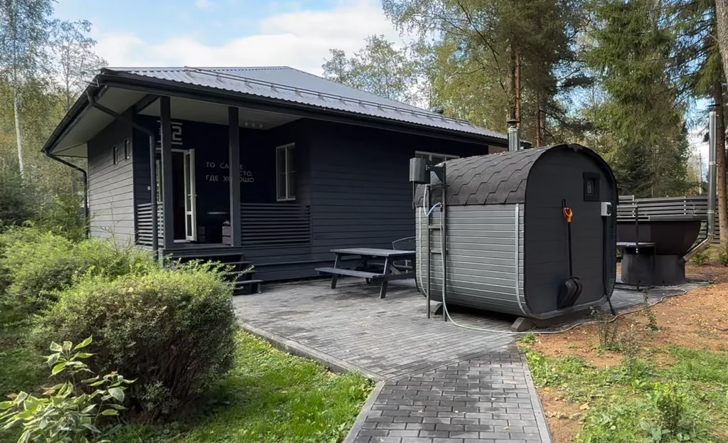 Коттедж Домик с баней, банным чаном на берегу можайского водохранилища — аренда посуточно в Можайск