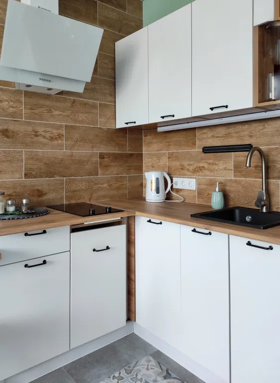 Стильная оливковая студия