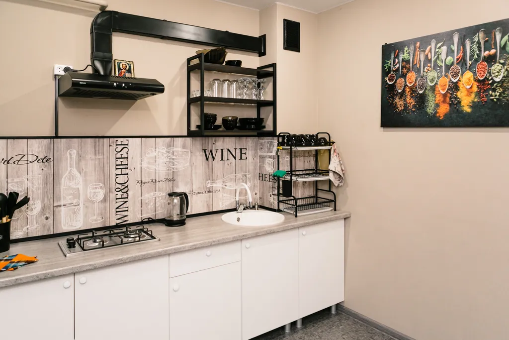 Современная светлая квартира в центре города