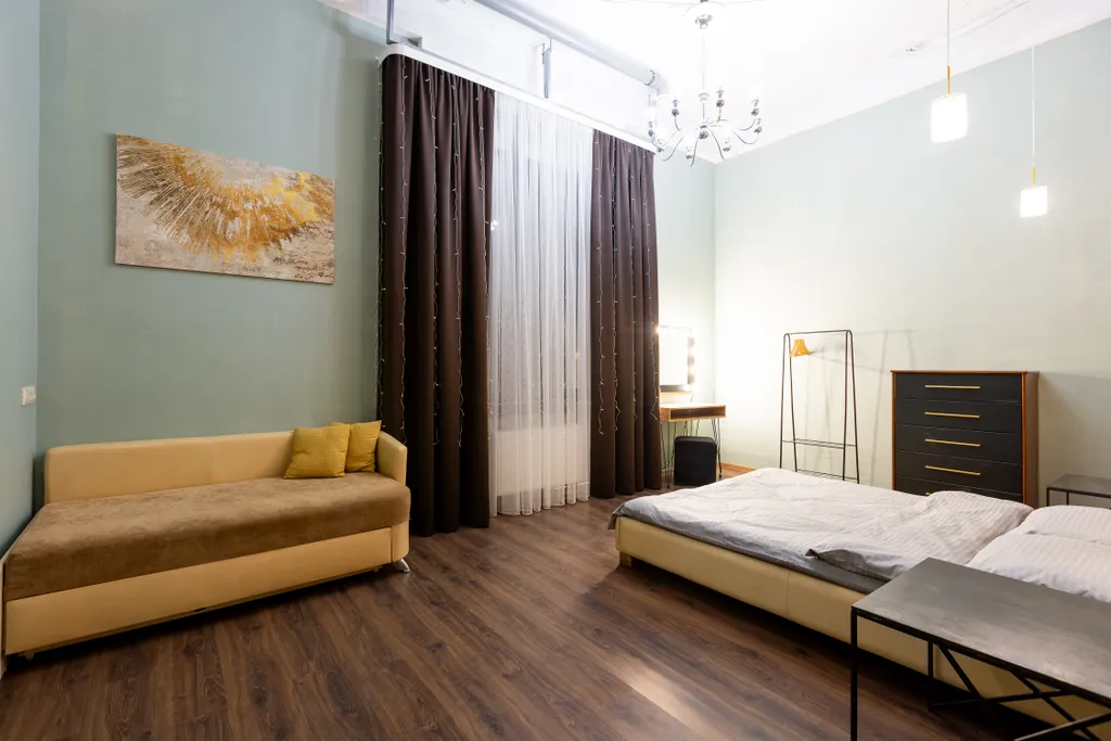 Целый этаж в доме в стиле Битлз