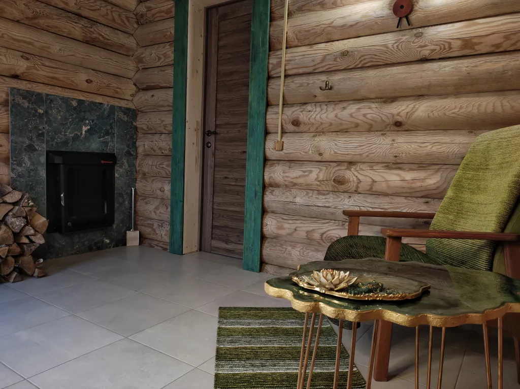 Дом с баней Рыбка у пруда