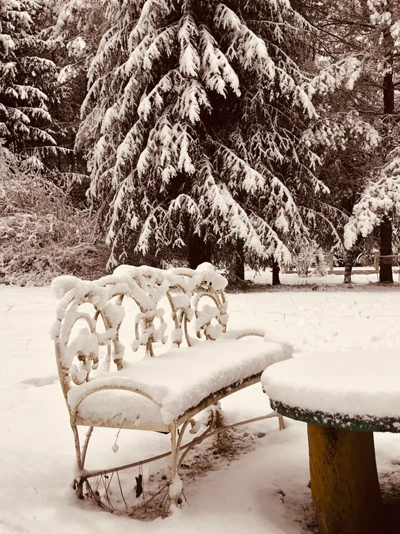 Изба (дом) из экологически чистого бревна под камышовой крышей в лесу