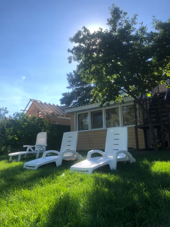 База отдыха на острове Проран в черте города Самара