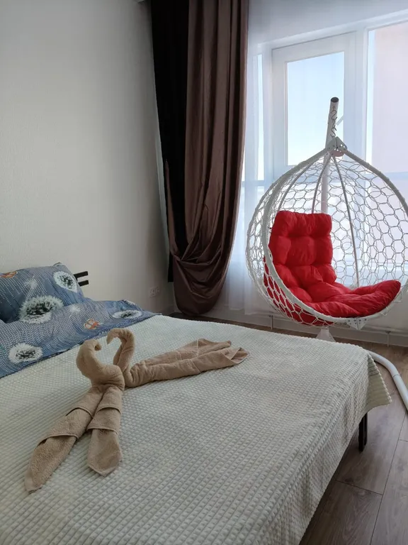 Видовая студия с дизайнерским ремонтом