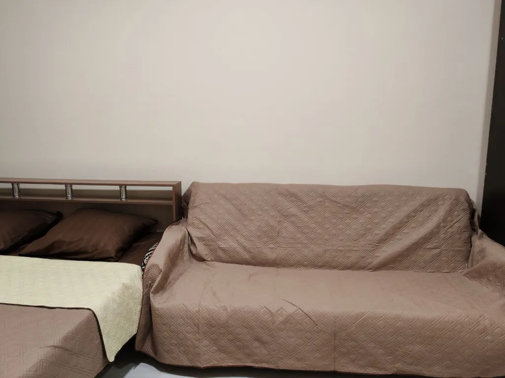 Светлая квартира с большими окнами и высокими потолками