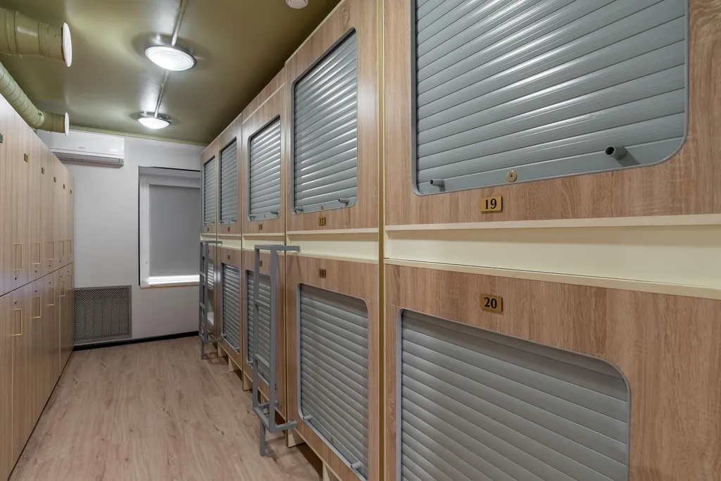 Одноместная капсула, свое пространство по демократичной цене