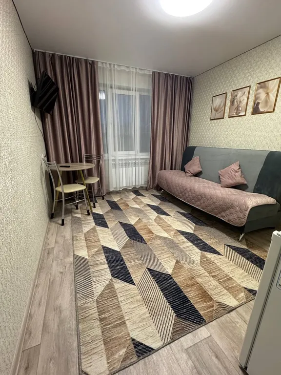 Студия в пастельных тонах после капитального ремонта