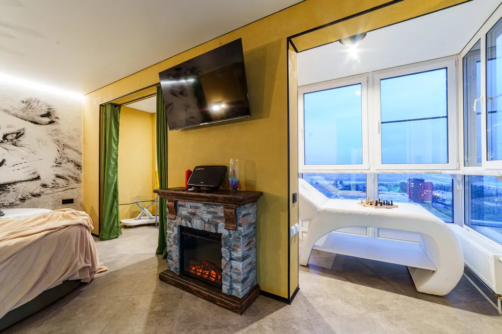 Квартира с джакузи для романтических вечеров