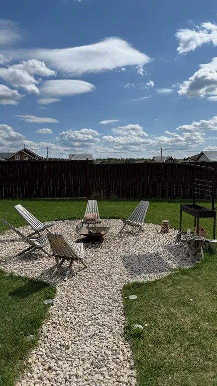 Панорамный дом с камином в престижном поселке