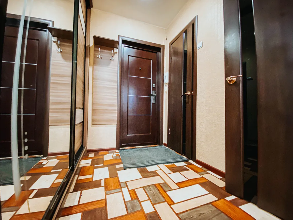 Уютная студия с круглой кроватью