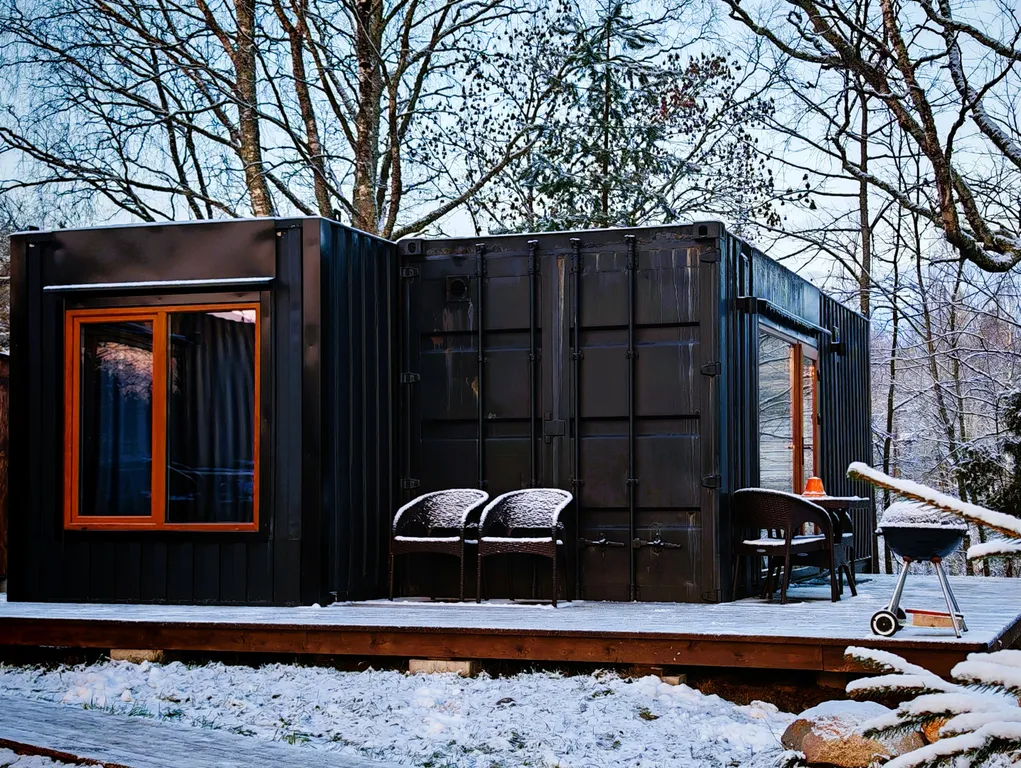 ДОМ с панорамными окнами ДЛЯ СЕМЬИ/КОМПАНИИ до 6 гостей