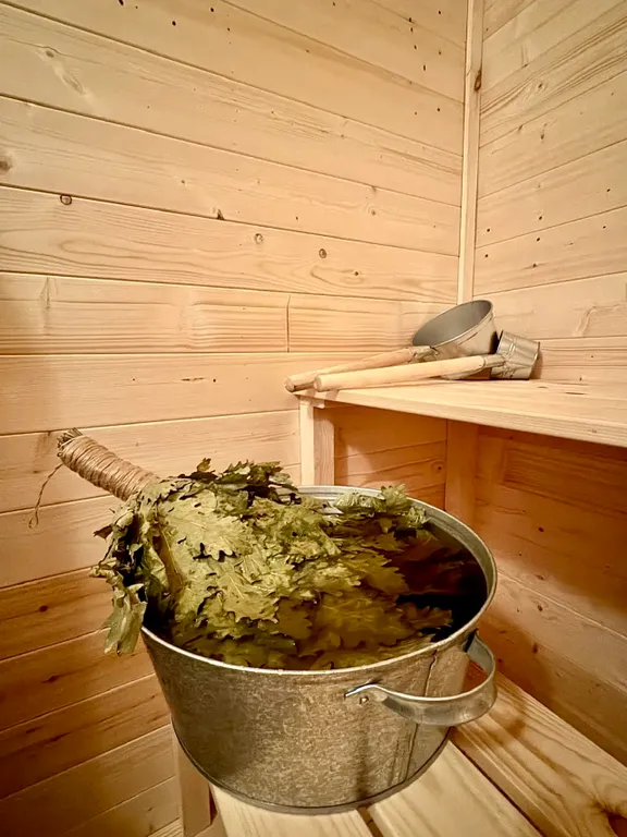 Коттедж Дом шалаш с баней — Санкт-Петербург