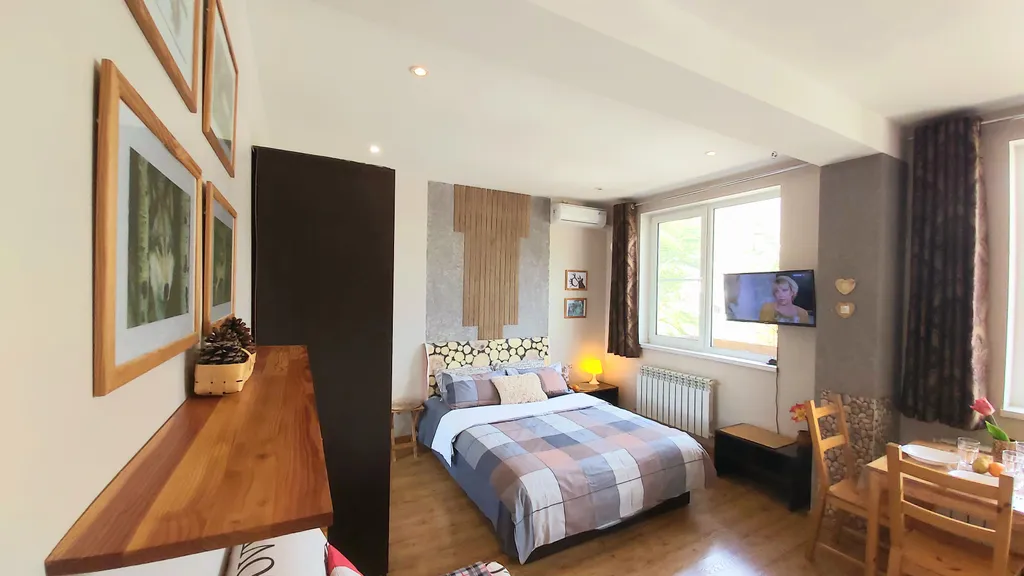 Студия с видом на Горы в центре