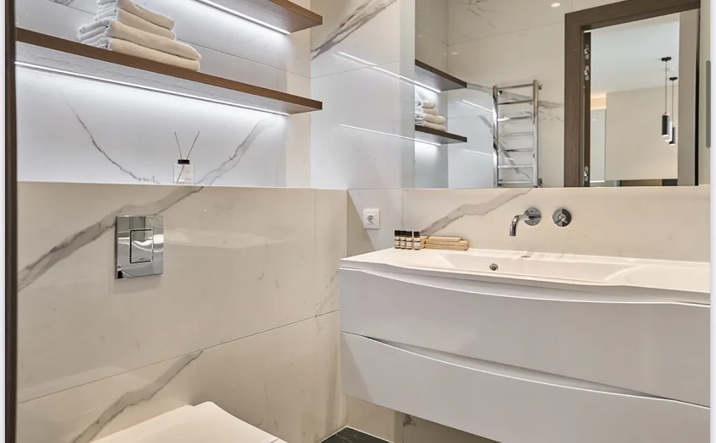 Евродвушка в neva towers 30 вид на закрытый парк