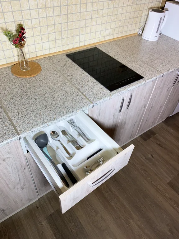 Домик с баней у леса для семейного отдыха