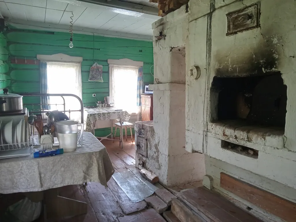 Дом с баней в деревне