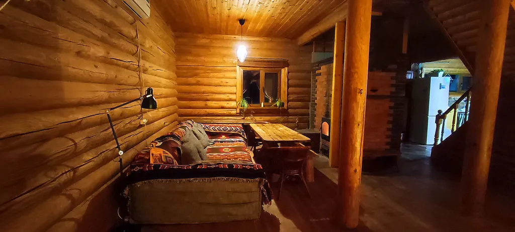 Коттедж Коттедж Просторный сруб с гамаком, камином и баней — Мезмай