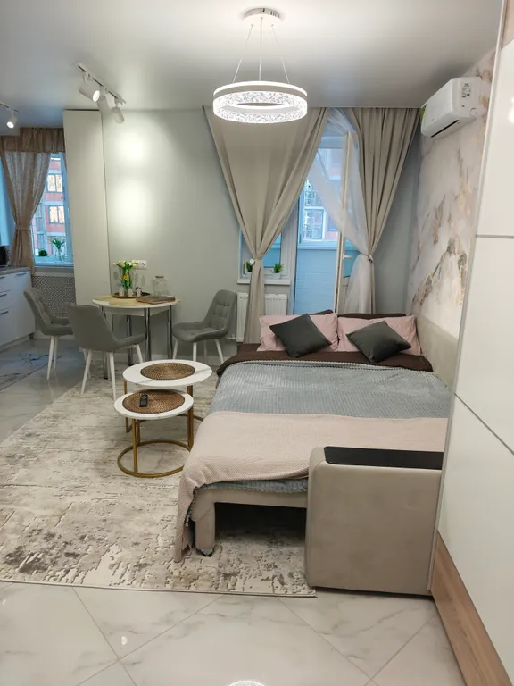 Атмосферная квартира-студия у Глобуса на Зелёной