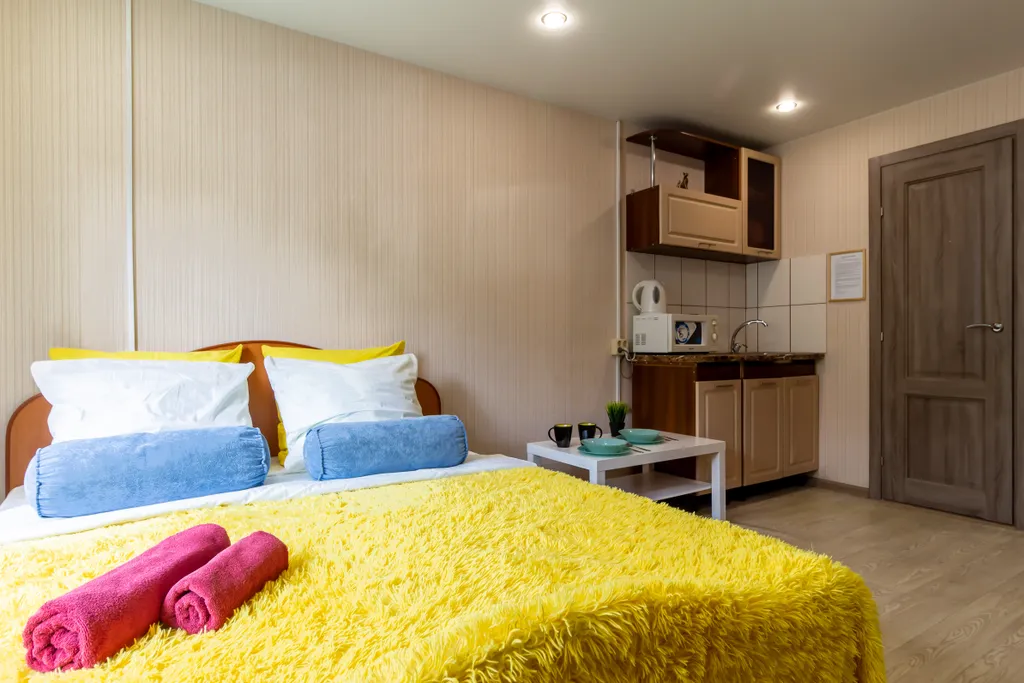 Cвeтлый и теплый номер