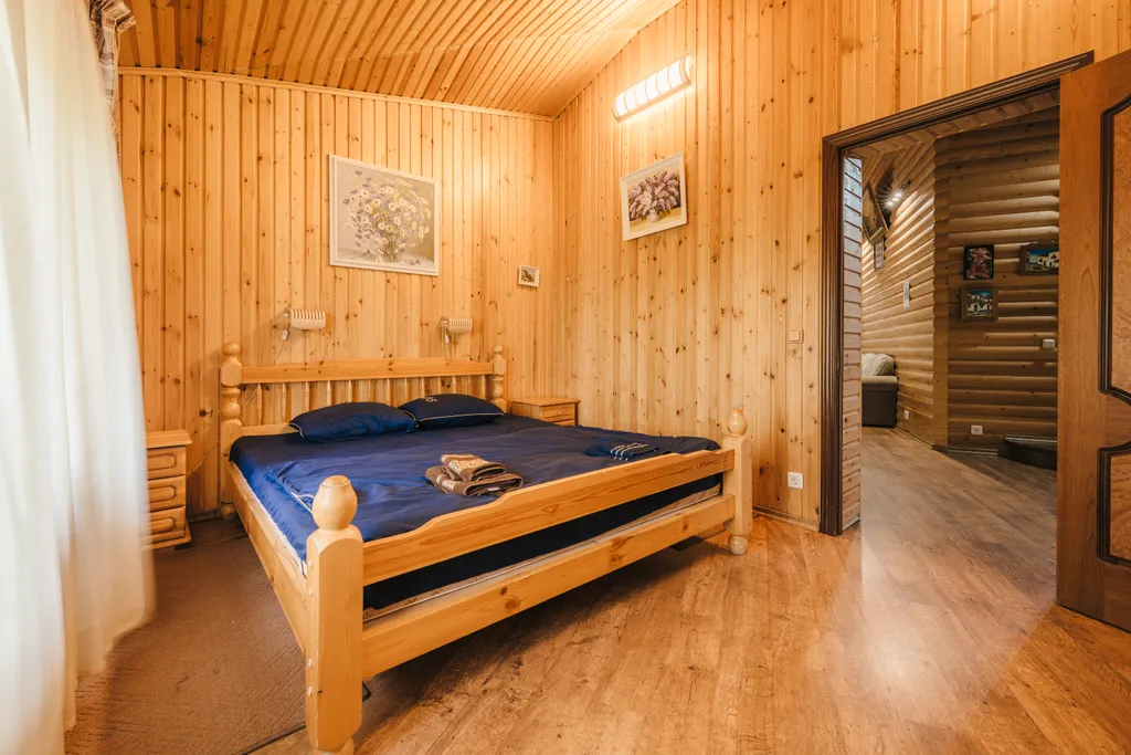 Дом в лесу в русском стиле