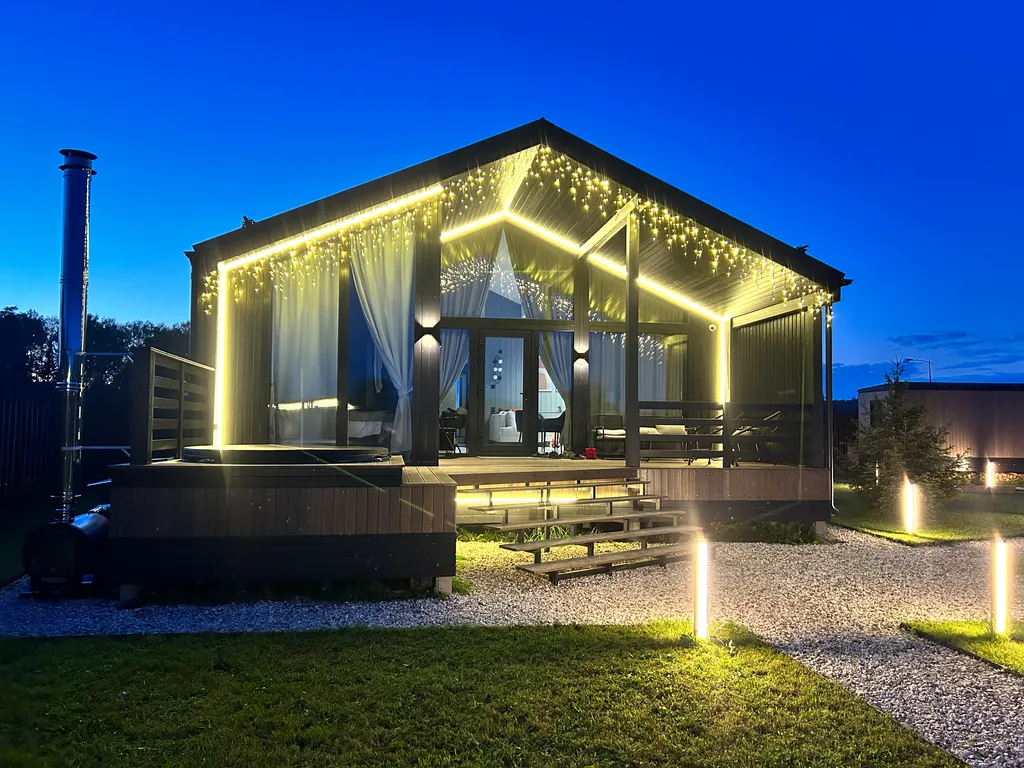 Уютный дом с сауной и чаном