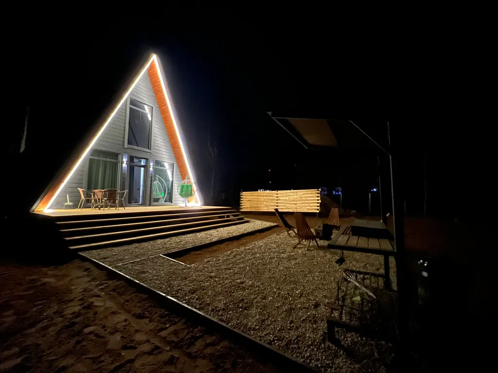 Коттедж Чудесный домик A-frame с сауной Оливка — аренда посуточно в Переславль-Залесский