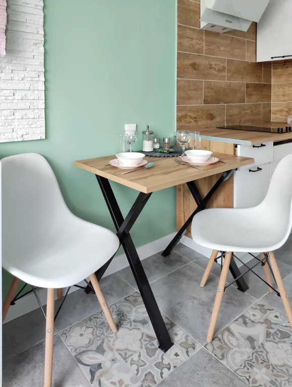 Стильная оливковая студия