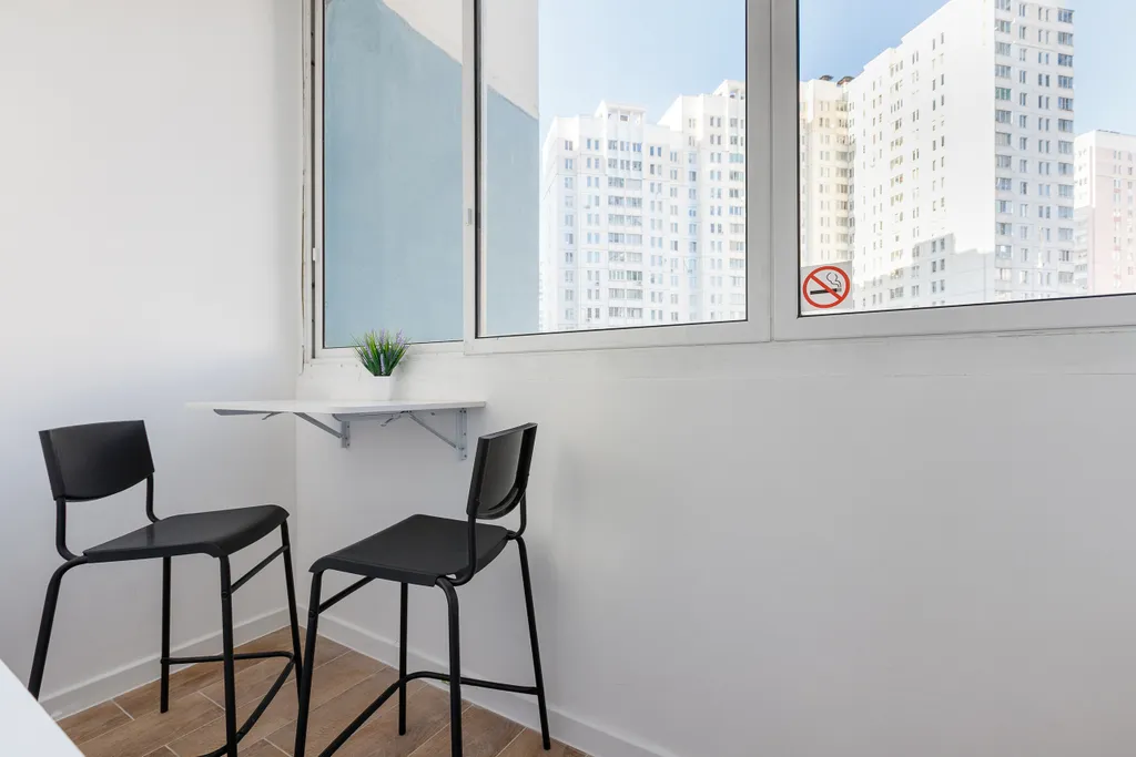 Студия с реальным евро ремонтом и балконом