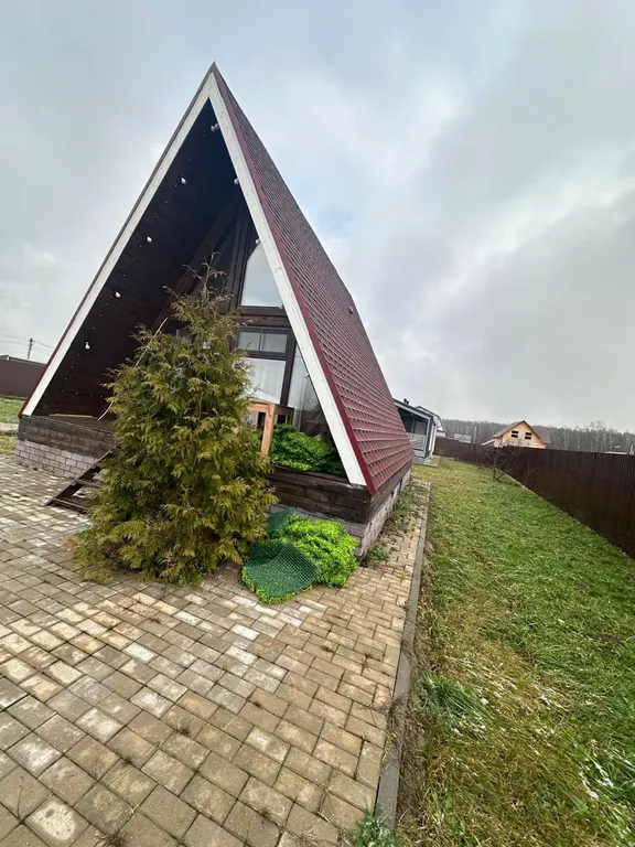 Уютный дом А-фрейм на базе отдыха глэмпинге "Салтыковские