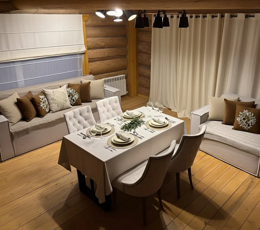 Коттедж Презентабельный и абсолютно экологичный дом из бревна — Красное Село