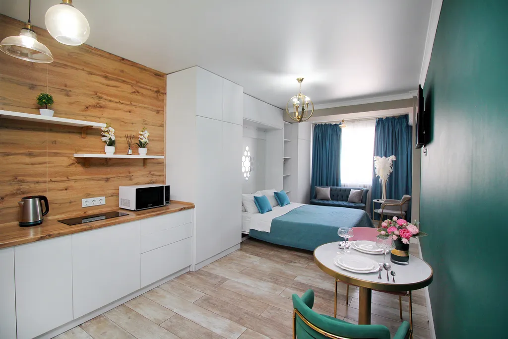 Уютная квартира с видом на горы и Коктобе