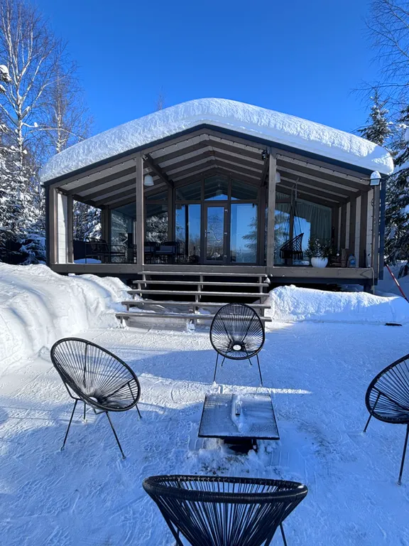 Уютный дом барн в лесу