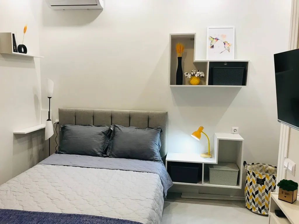 Квартира Квартира Студия в Шале Прибрежный с частичным видом на море — Адлер