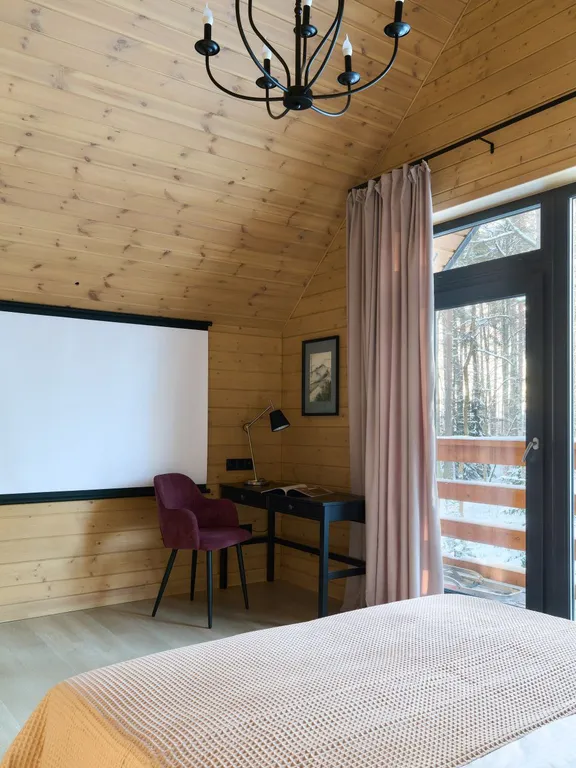 Коттедж Уютный дом с камином и баней в окружении леса — Санкт-Петербург