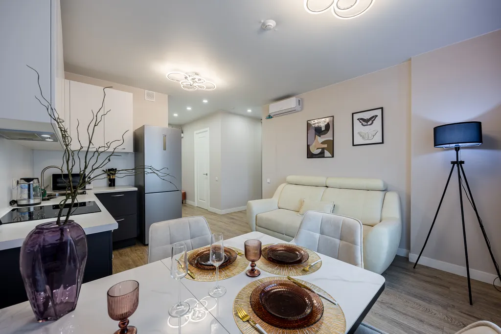 Современная квартира рядом с метро Румянцево