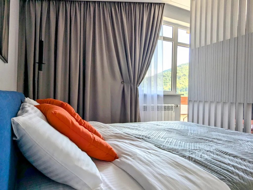 Новая квартира с видовым балконом и лыжной комнатой