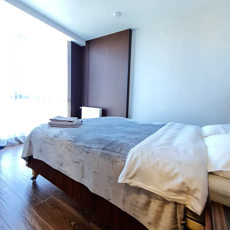 Семейные апартаменты 5, 2 спальни, салон, кухня, вид на море и горы