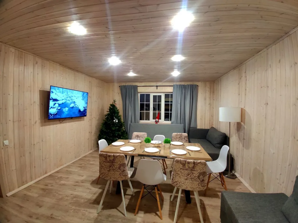 Дом с сауной на дровах