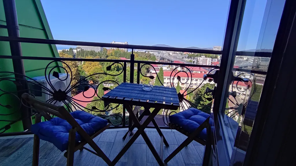 Уютная студия с видом на море