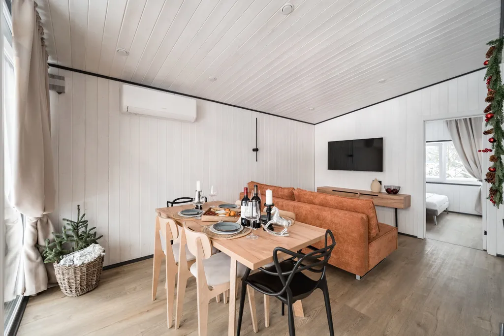 Семейный коттедж с 2 спальнями и мангальной зоной