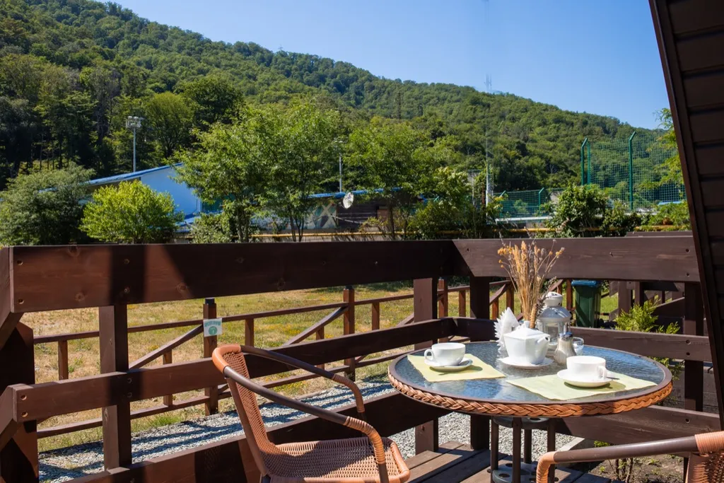 Уютное шале с собственной верандой