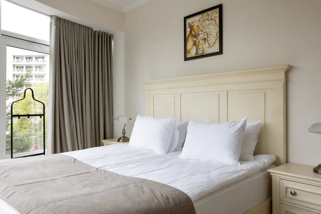 С двумя спальнями и террасой