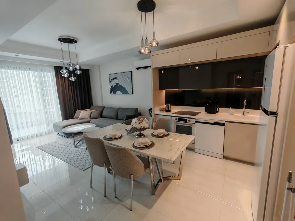 Квартира 1+1 в Azura World c видом на бассейн и аквапарком