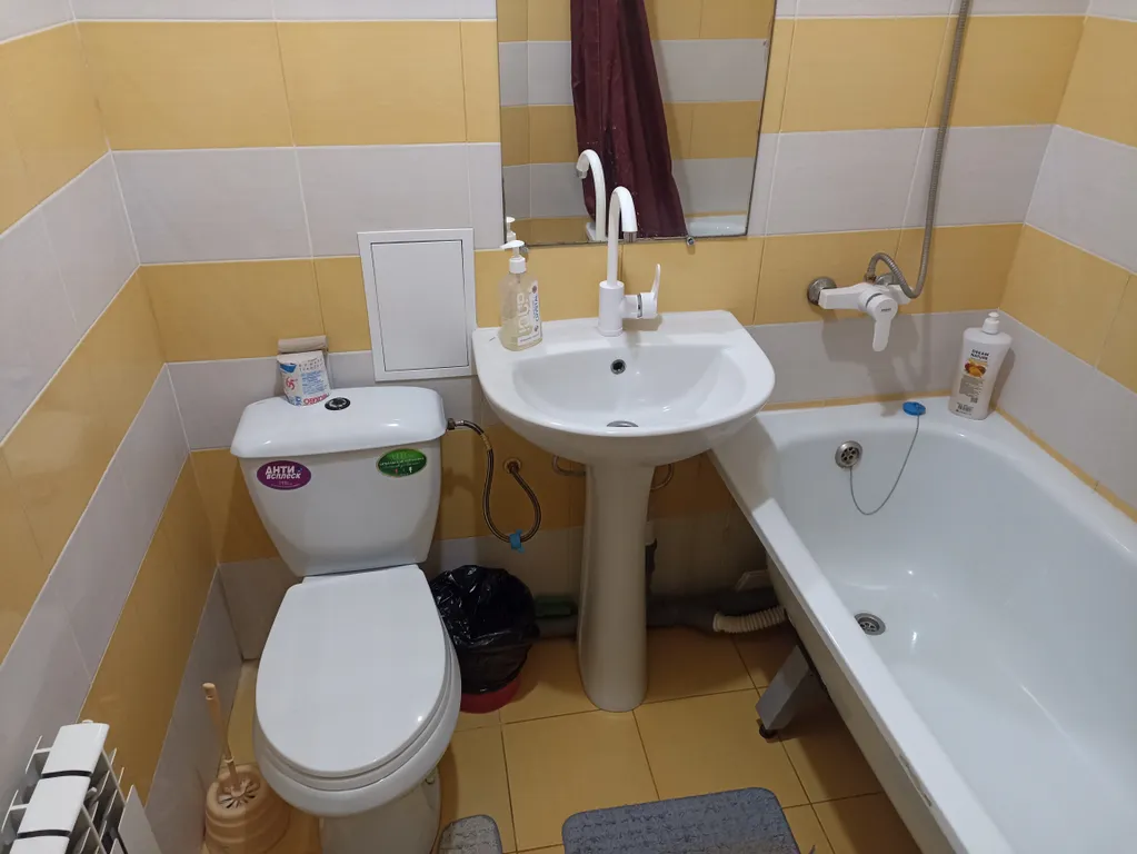 1-к. квартира, 2 кровати